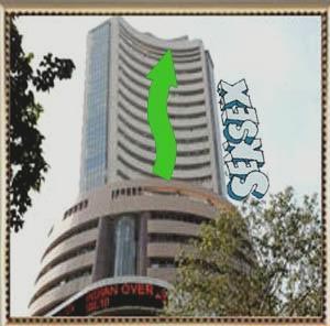 Sensex up 66 points after RBI cut rates
