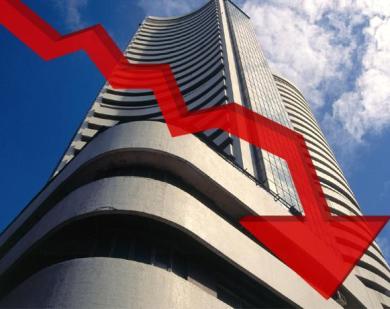Sensex down