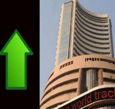 Sensex up
