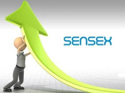 Sensex up