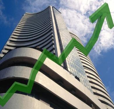 Sensex up