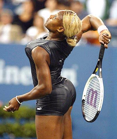 Serena Williams feeling broody