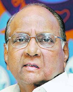 Union Minister for Agriculture Sharad Pawar