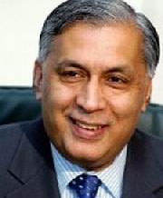 Former Pakistan Prime Minister Shaukat Aziz