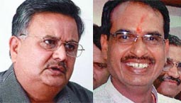 Shivraj, Raman Singh to be sworn in as CMs today