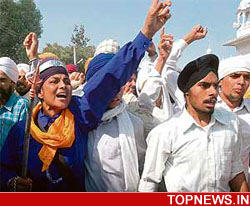 Sikhs in Ambala protest atrocities on community in Pakistan