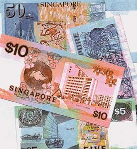 Picture Singapore Money on Singapore Currency