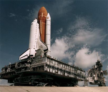 space shuttle launch. Space shuttle Atlantis ready