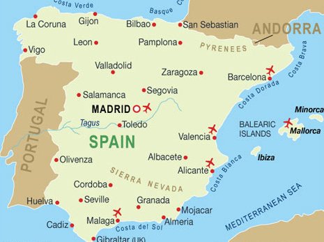 Spain Map