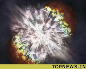 Astronomers dissect a giant stellar explosion