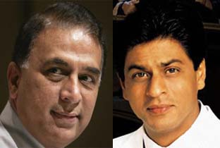 Sunil Gavaskar, Shahrukh Khan