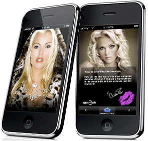 Supermodels come “live” in iPhone