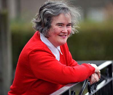 Susan Boyle has a man to keep fans at bay