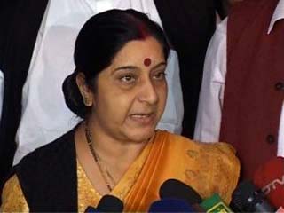 Sushma Swaraj, other BJP brass meet at Advani residence