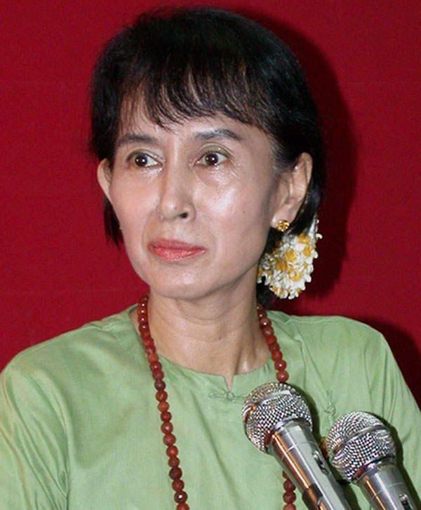 Pro-Aung San Suu Kyi protest held outside Myanmar embassy to Thailand