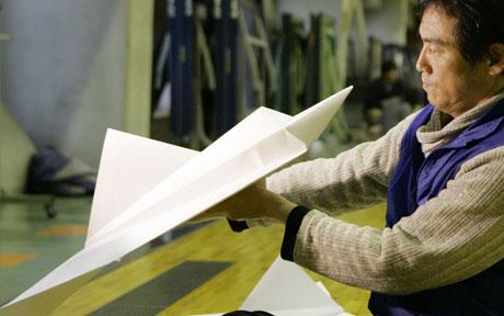 Japanese man sets world record for longest paper plane flight