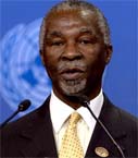 South African President Thabo Mbeki