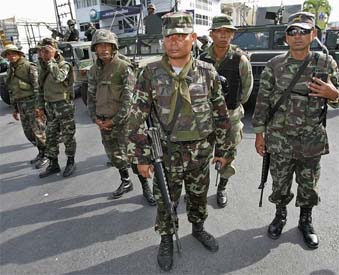 Army moves in, crackdown on anti-government protests begins