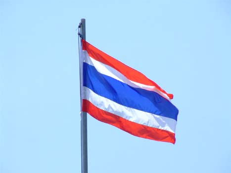 north korean flag. Thailand invites North Korea