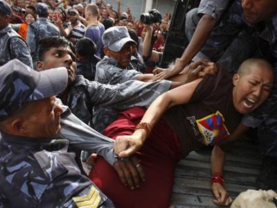 Exiled Tibetans condemn ban on religious event in monastery 