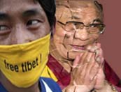 Tibetans stage protest outside UN headquarters