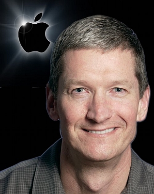 Tim Cook's stock award is subject to share performance