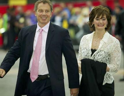 Tony Blair's with Sarah Brown