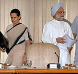 Opposition protests against UPA economic policies