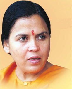 Uma Bharti to campaign for Advani