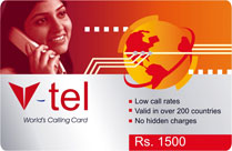 V-Tel, an international calling card