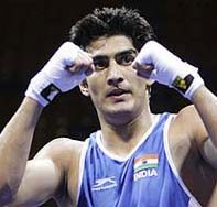 Indian boxer Vijender Singh 