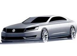 Volkswagen releases sketch of its upcoming sedan