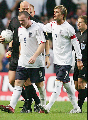 Wayne Rooney, David Beckham
