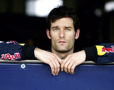 Formula  Drivers on Mark Webber Red Bull Racing Driver