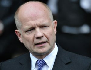 UK cannot rule out providing arms to Syrian opposition: Hague 