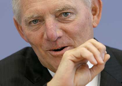 German Interior Minister Wolfgang Schaeuble