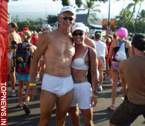 World record for people stripping down to underpants set in London!