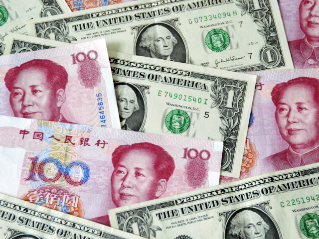 China's yuan trading at 6.1888 against US dollar