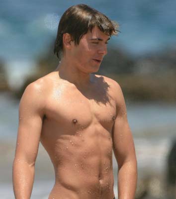 Zac Efron Poses With Naked Woman 6