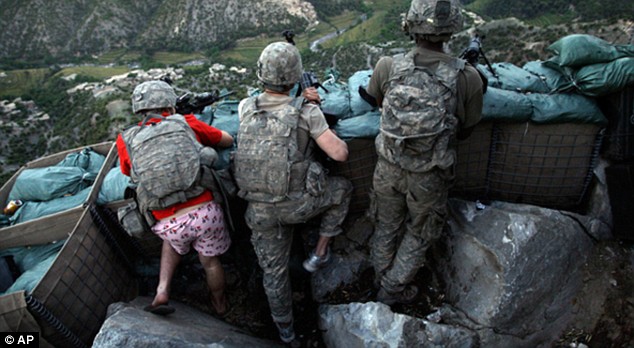 Fighting Taliban in “I Love NY” boxer shorts