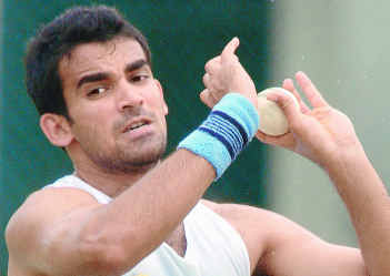 Zaheer Khan back into action
