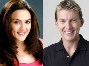 Preity Zinta, Brett Lee