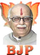 Bharatiya Janata Party (BJP) prime ministerial candidate Lal Krishna Advani
