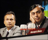 Mukesh Ambani and Anil Ambani