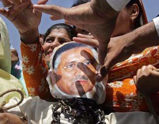 Anti-Musharraf protest