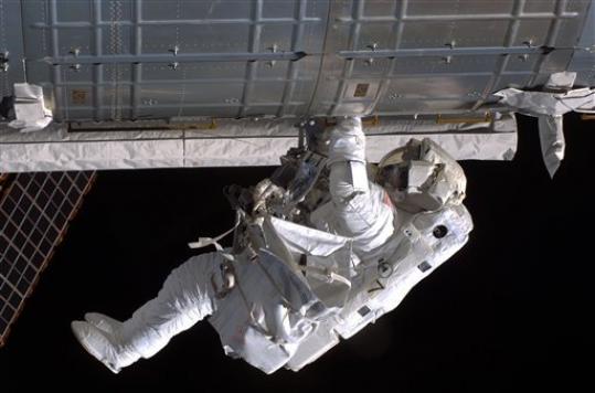 Thanksgiving spent by astronauts in space