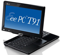 Asus comes out with it latest innovation - Eee PC T91