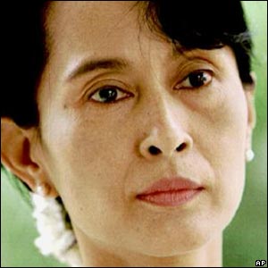 Aung San Suu Kyi on saline drip