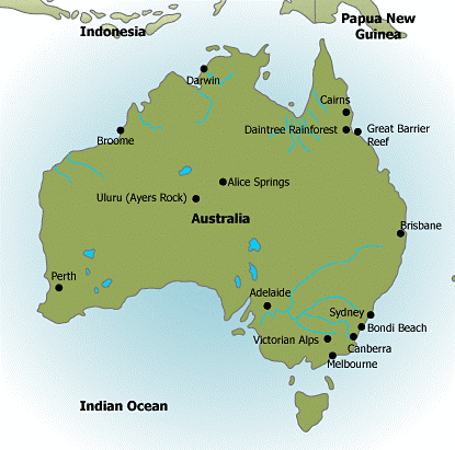 Australia Map