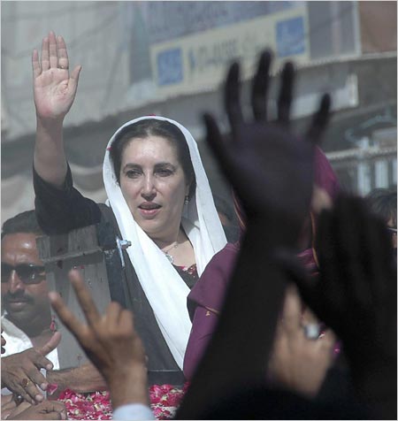 Former Prime Minister Benazir Bhutto